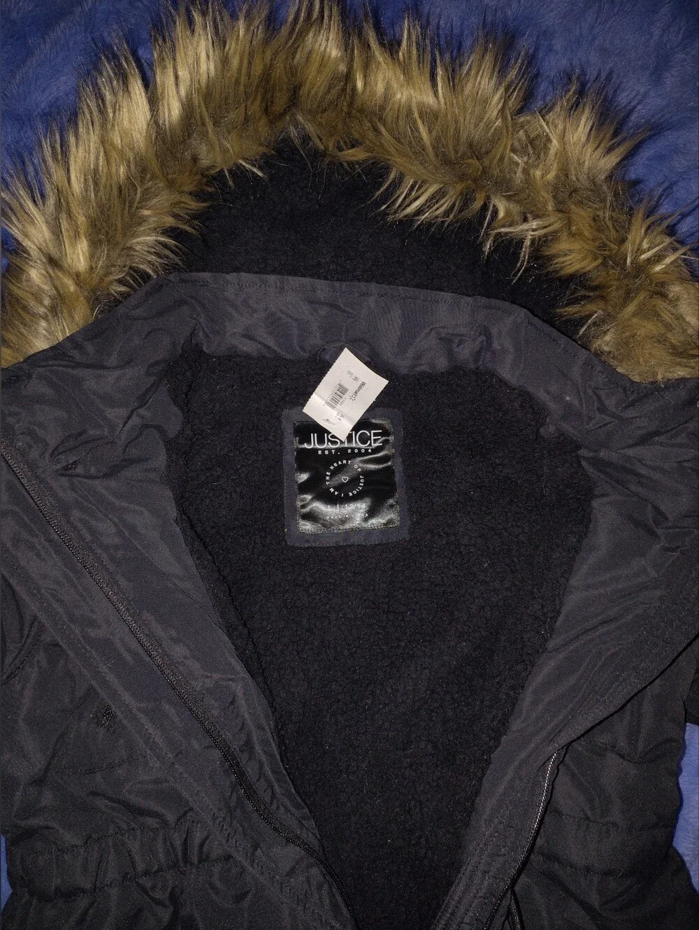 Justice warm puffer