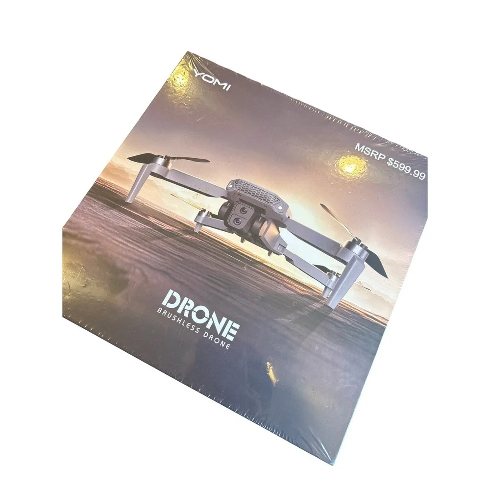 YOMI‎ Brushless Drone With 4K Camera Silver NIB