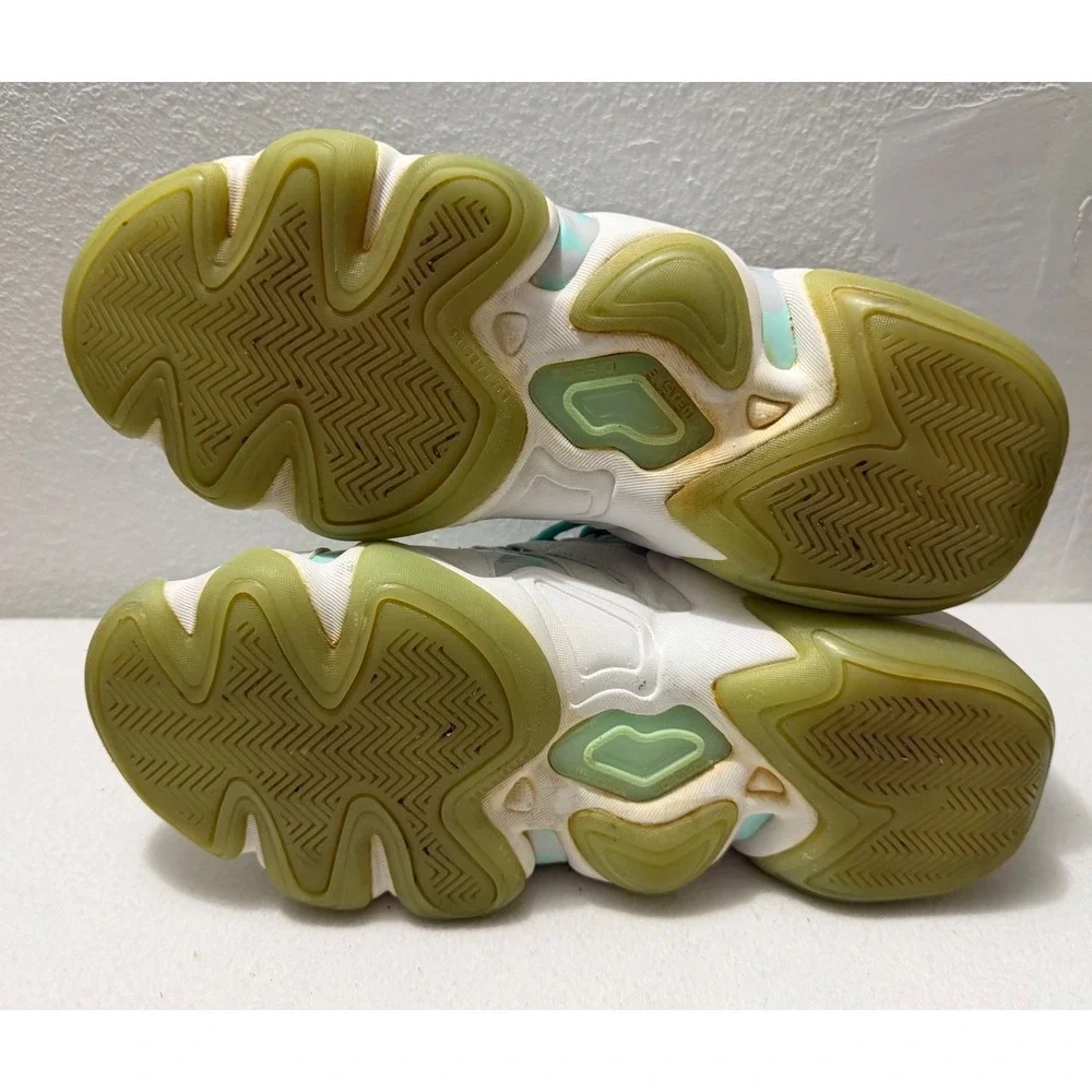 Adidas Crazy 8 Basketball‎ Shoes Mens 10 White Teal Excellent Retro C75759