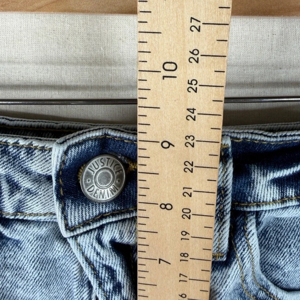 Justice girls distressed