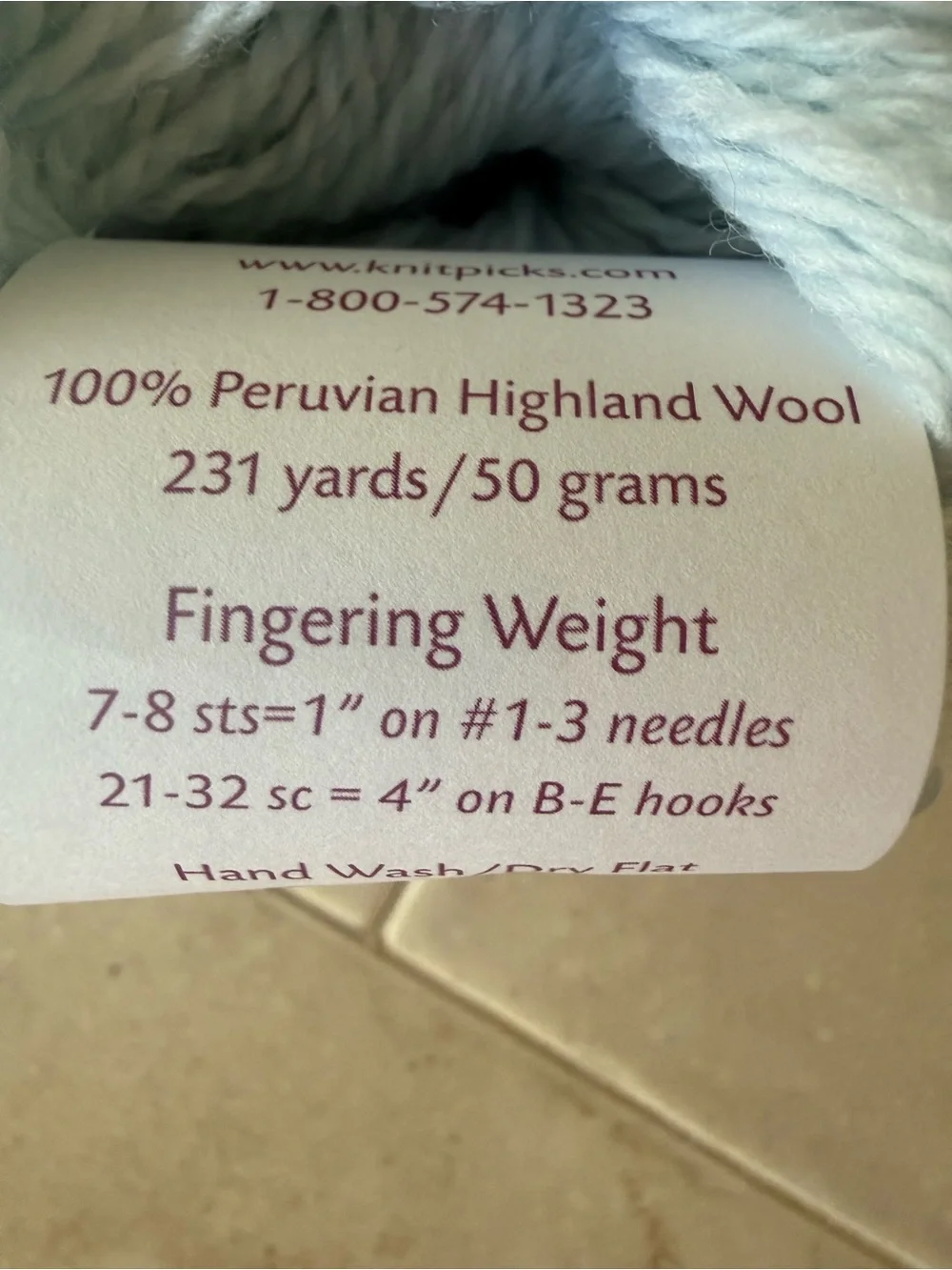 Knit Picks soft light