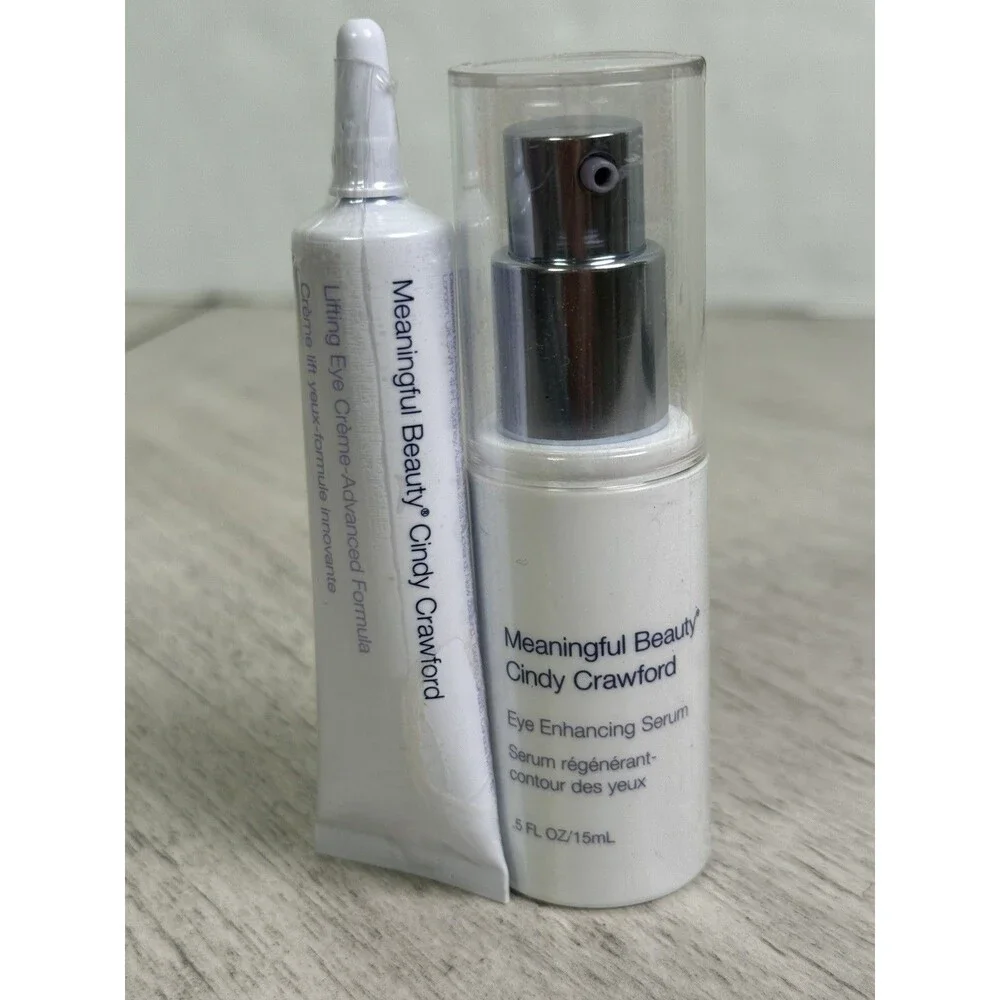 Meaningful Beauty Eye Enhancing Serum + Lifting Eye Creme Advanced 0.5oz 15ml Ea