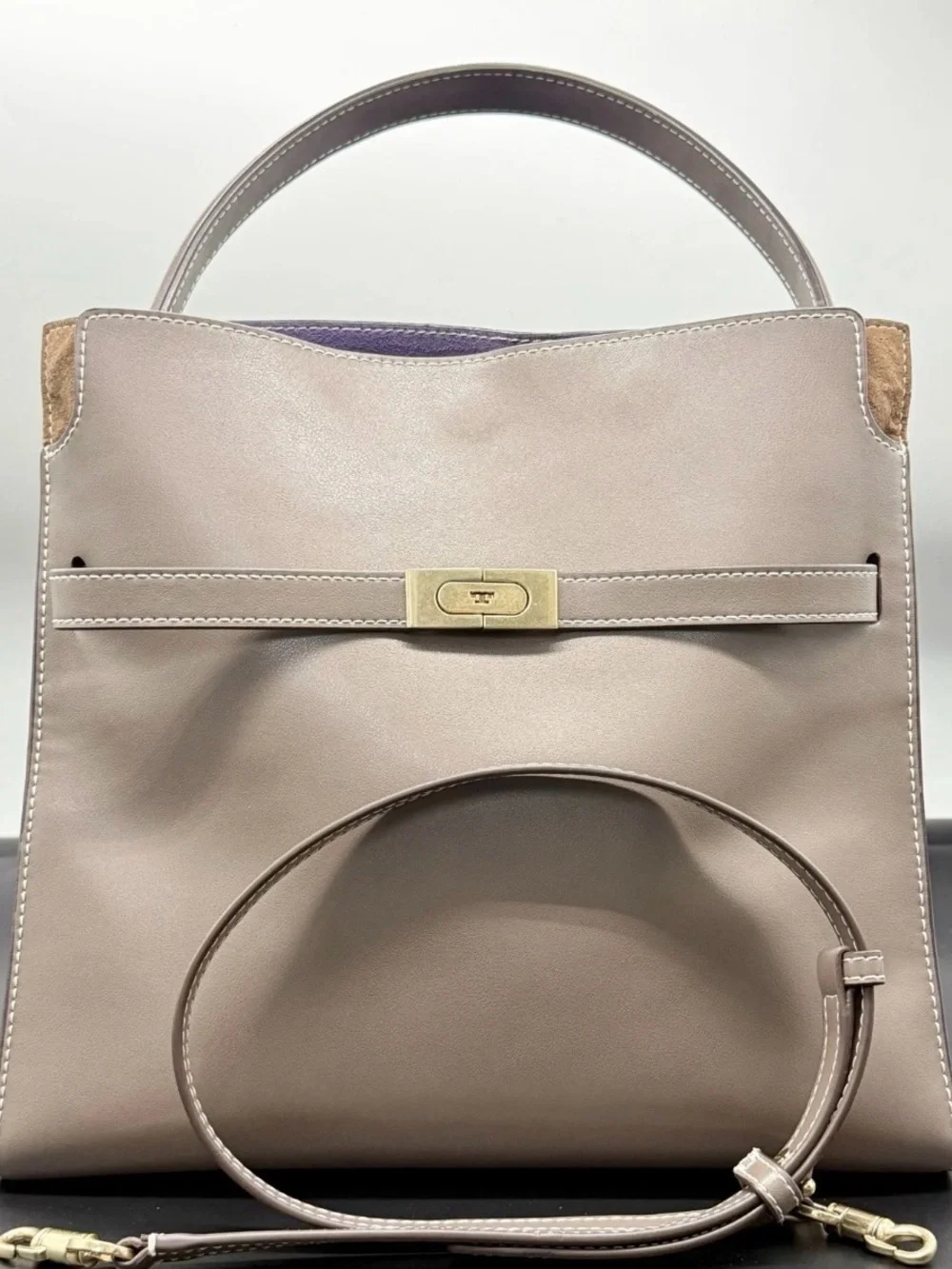 Tory Burch Lee Radziwill Large Double Bag - Clamshell