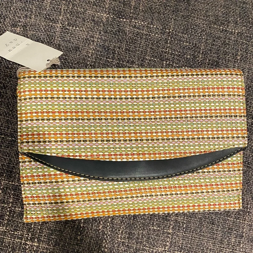 A New Day | Woven Multicolored Clutch