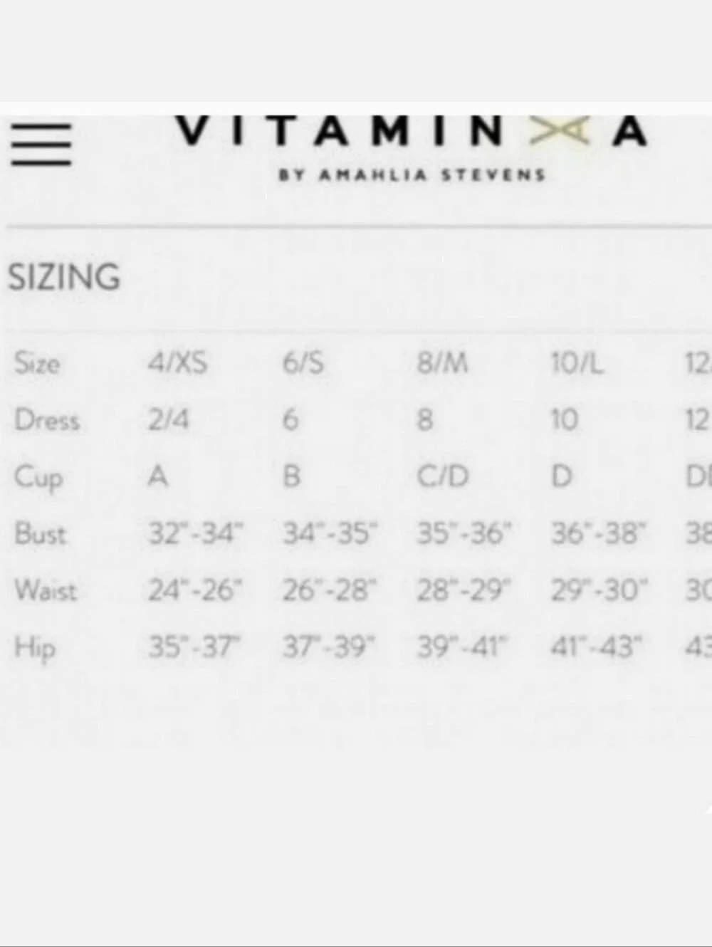 Vitamin A nwt vitamin