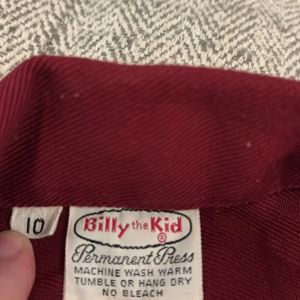 Vintage Billy the Kid denim jacket size 10