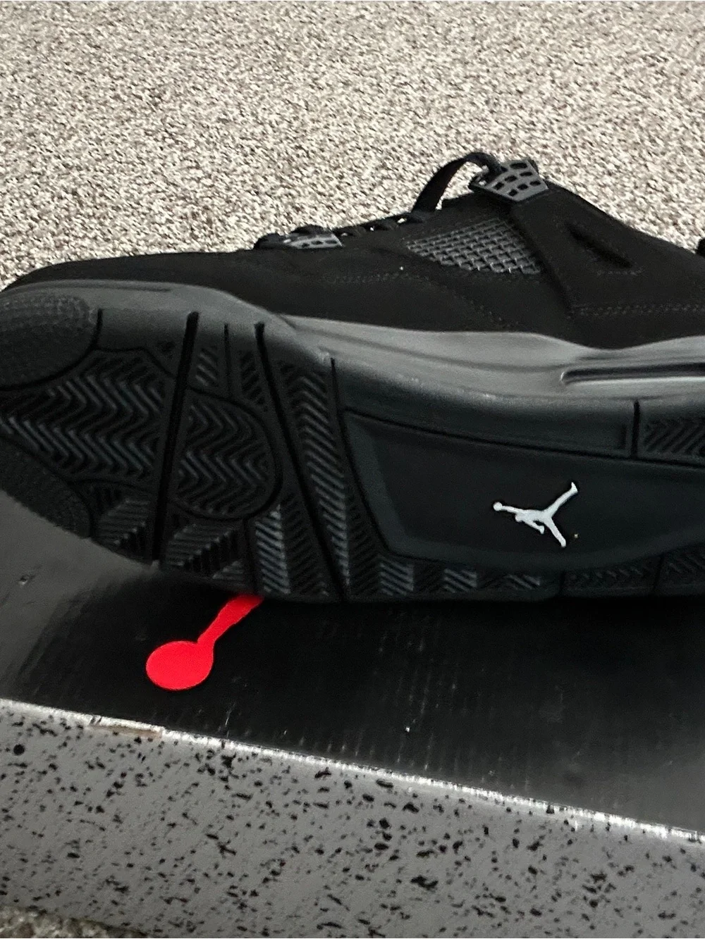 Jordan Men’s Black Suede Basketball Sneakers