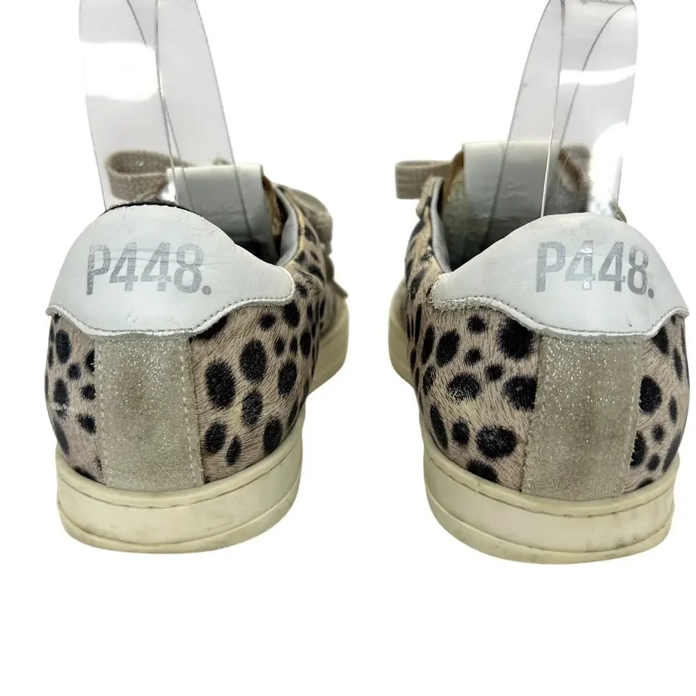 P448 perforated print women