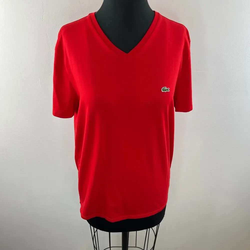 Lacoste red pima
