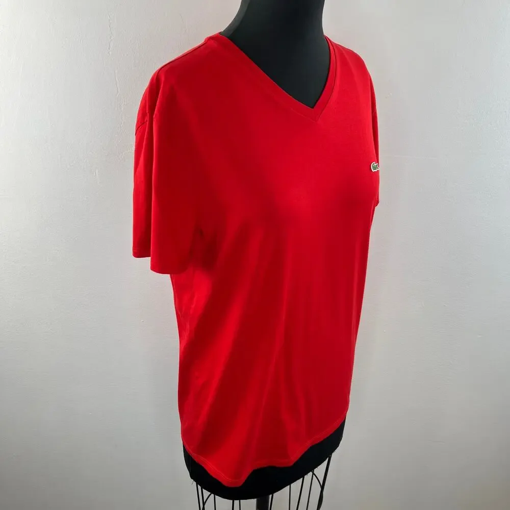 Lacoste red pima