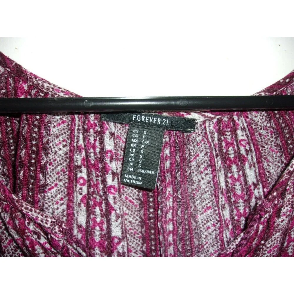 Forever 21 fabric tag
