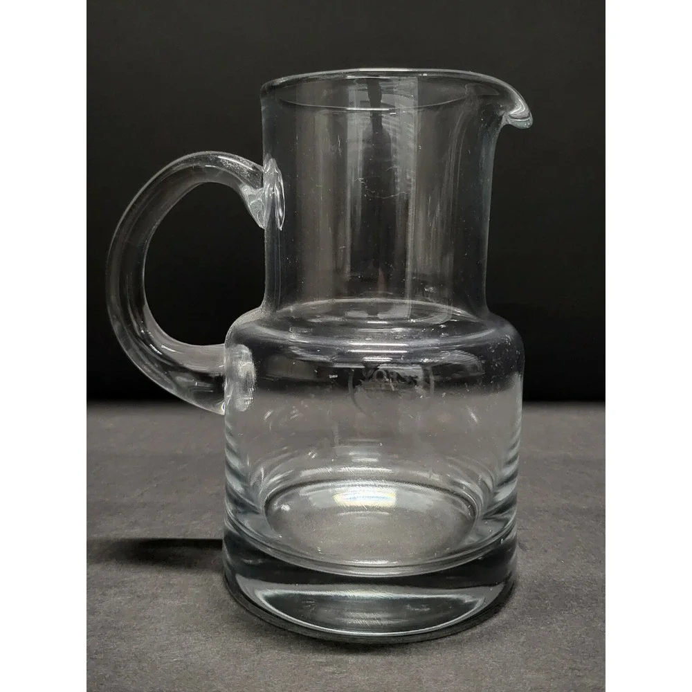 Vtg Tiffany & Co.‎ Clear Crystal Pitcher, custom for 1998 CEO Summit RARE