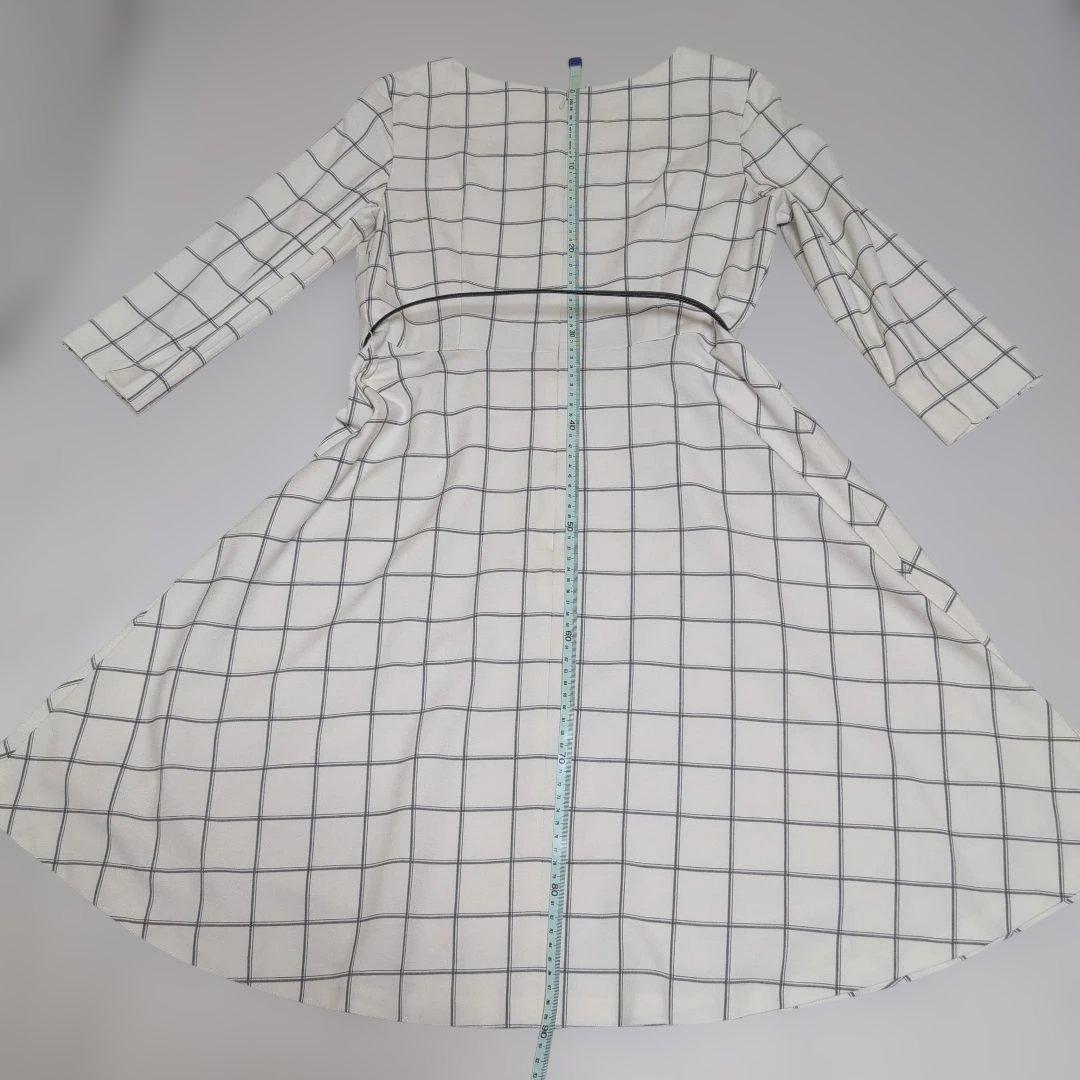【Stain】Onward Kashiyama anySiS Knee-length Dress Plaid Pattern
