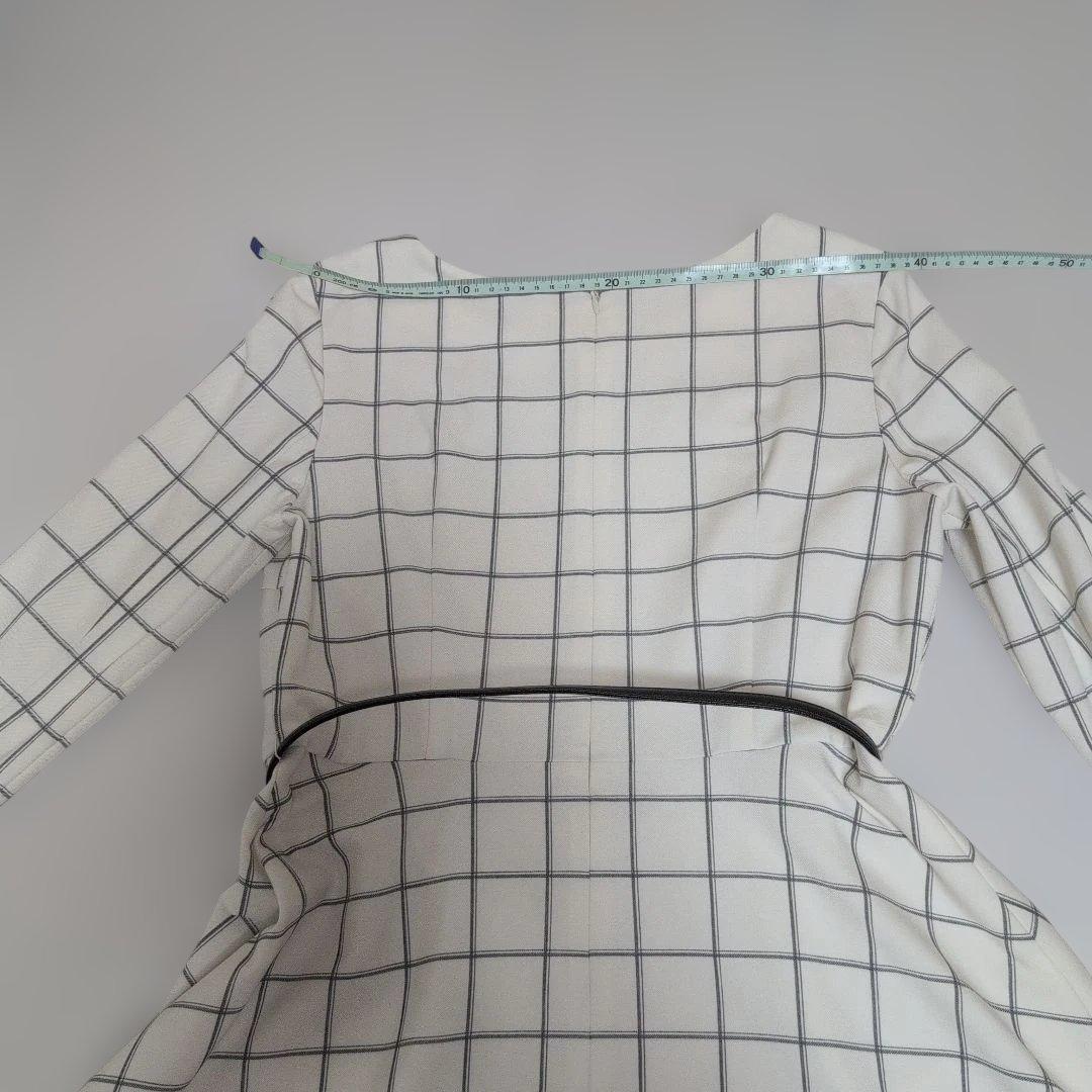【Stain】Onward Kashiyama anySiS Knee-length Dress Plaid Pattern