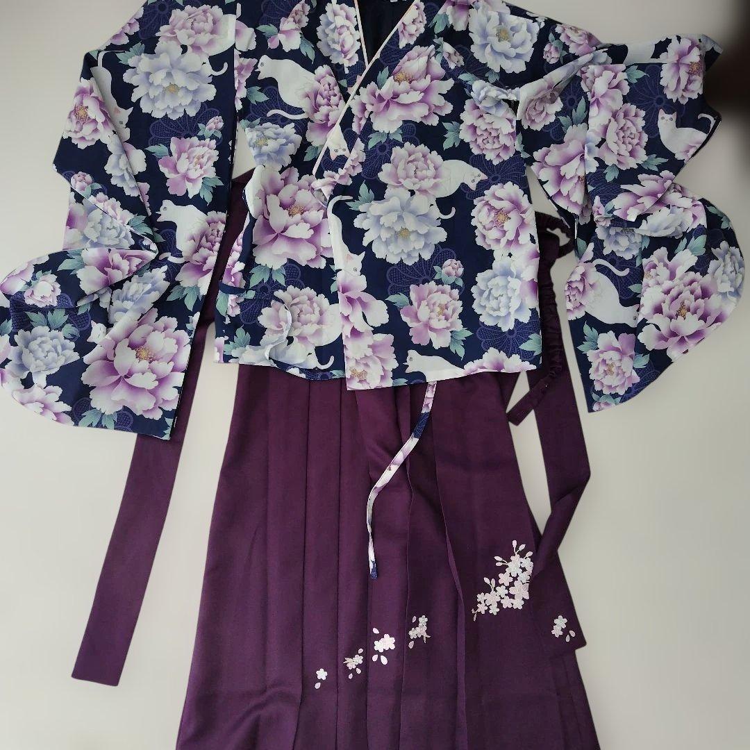 Floral Print Flare Sleeve Kimono Dress