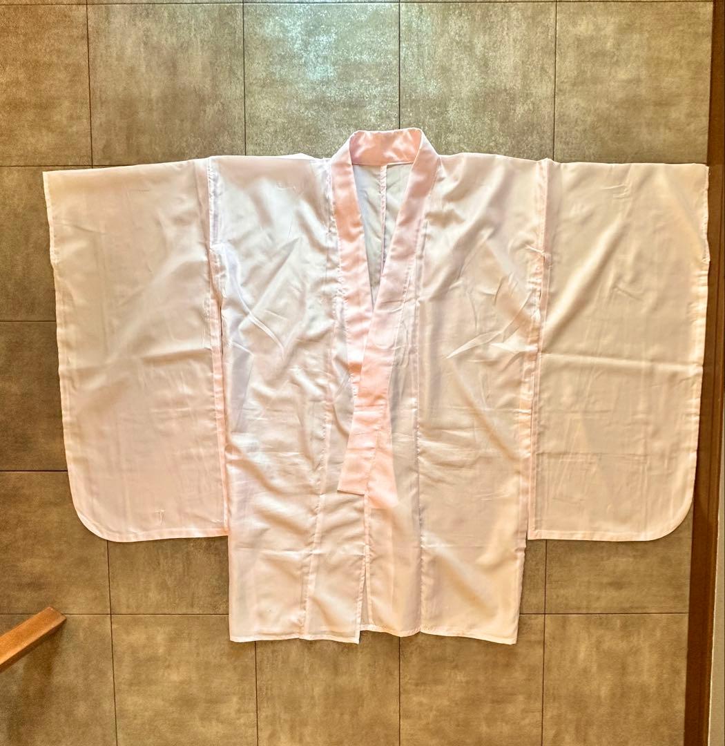Floral Kimono and Hakama 4-Piece Set, Size M