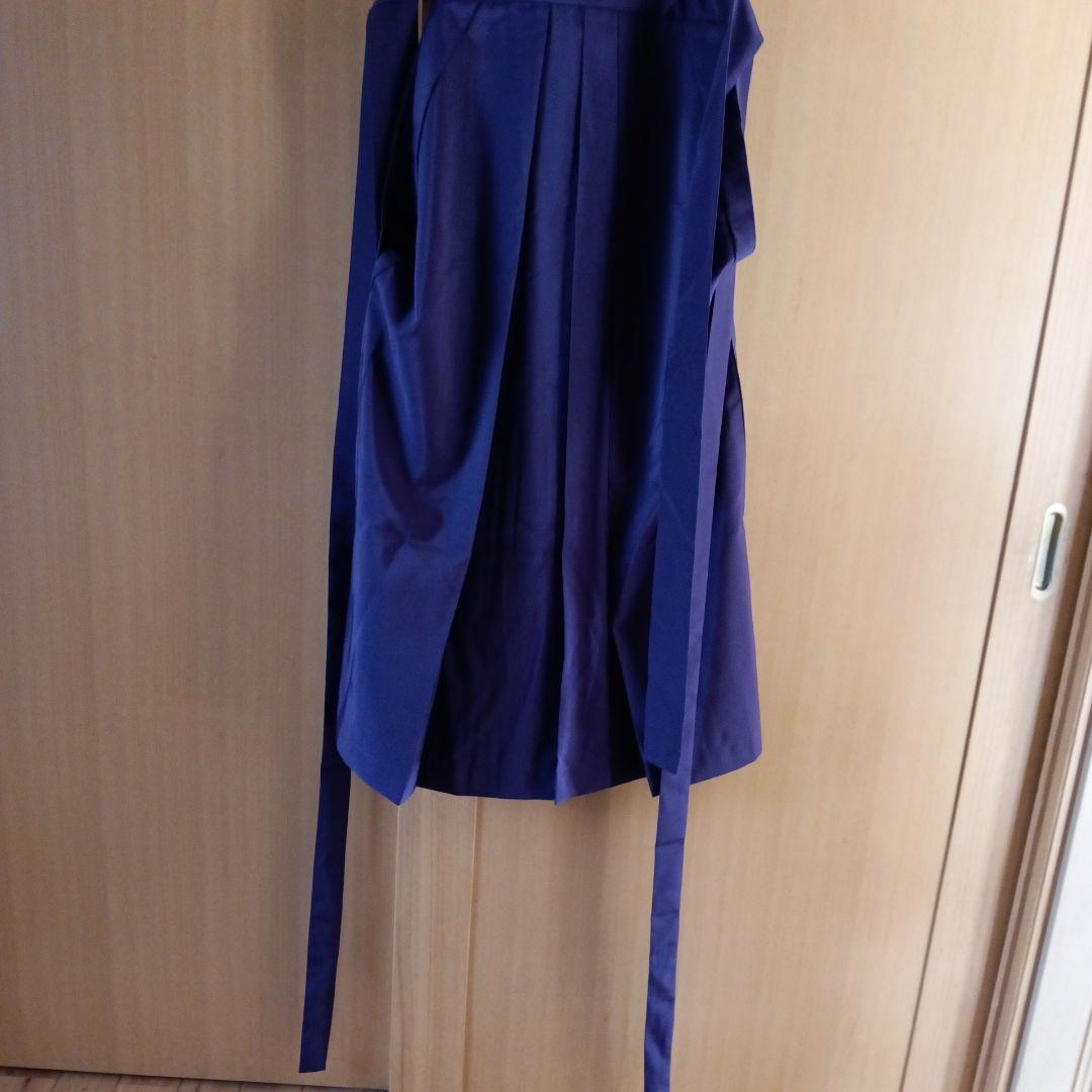 Navy Hakama with Cherry Blossom Embroidery