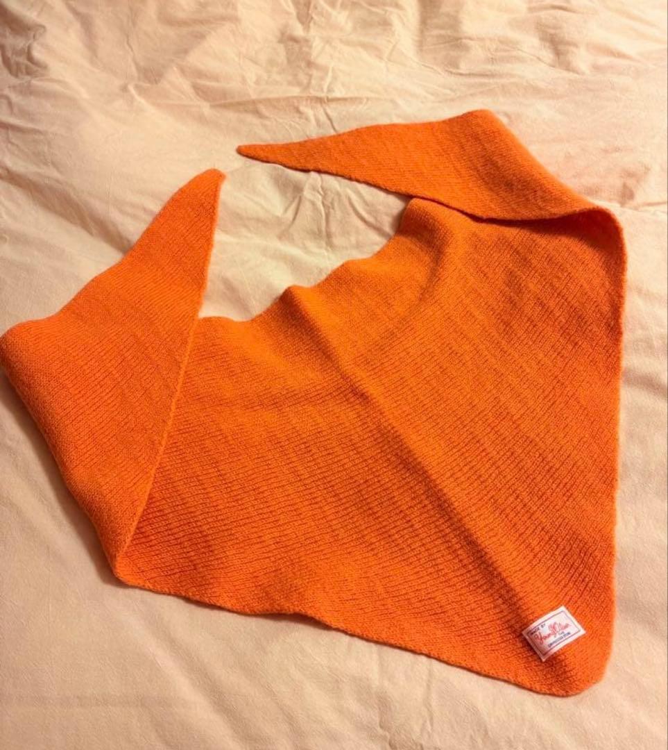 Bshop Mixed Wool Triangle Scarf Muffler