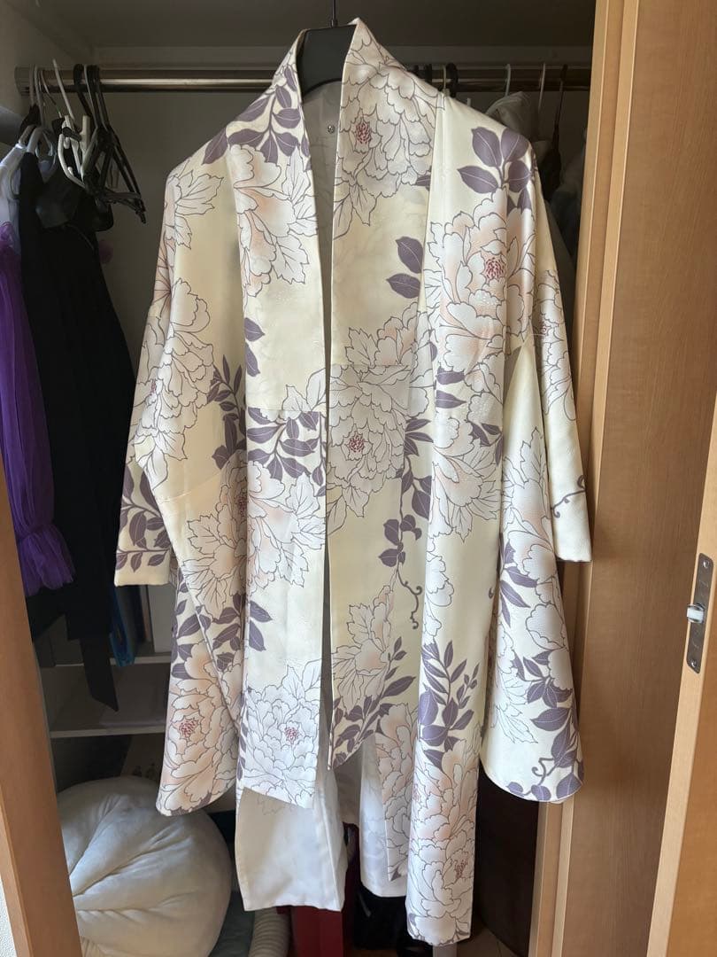 Soubien Floral Long Hakama Cream