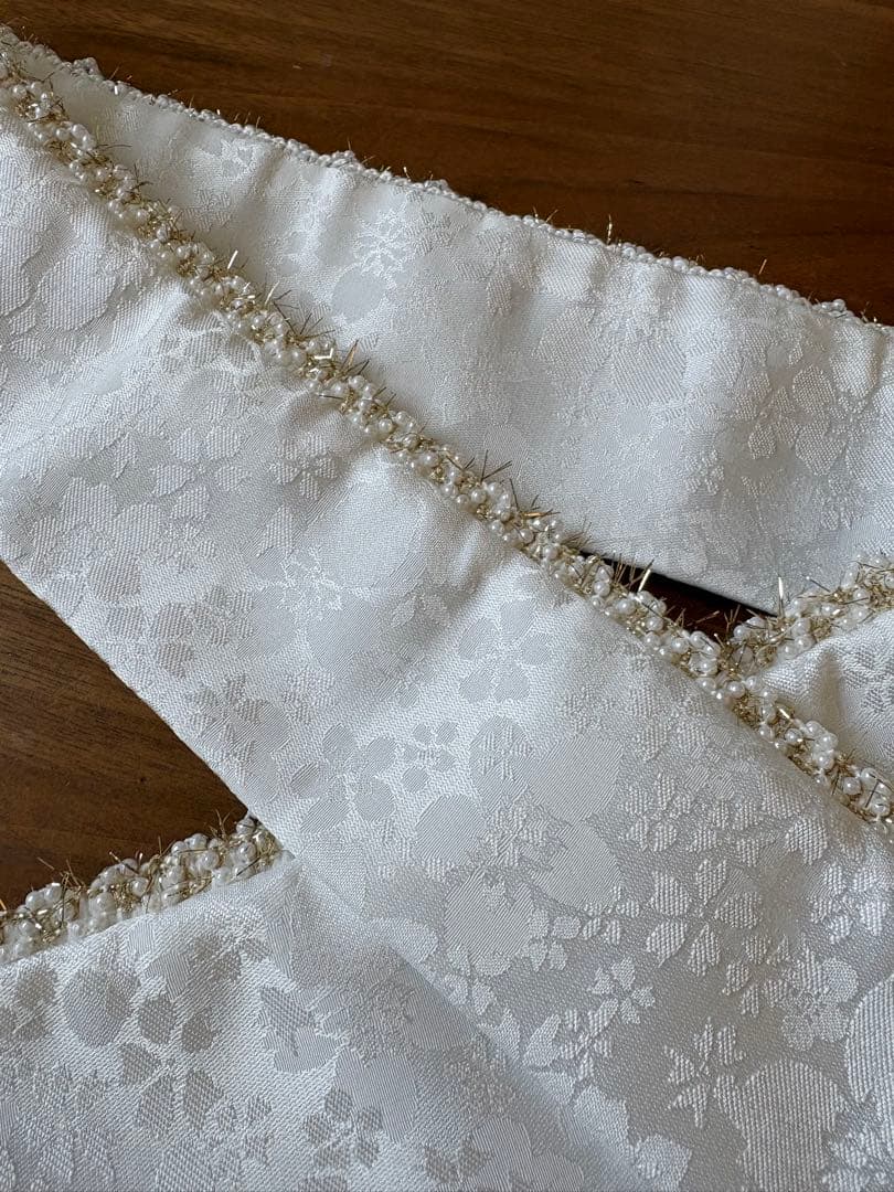 Soubien Floral Long Hakama Cream