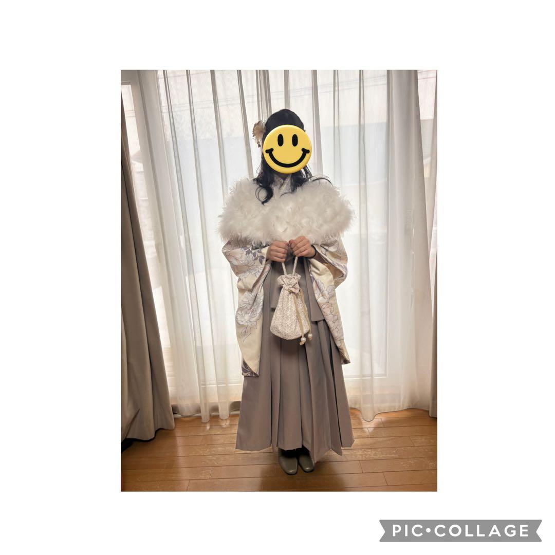Soubien Floral Long Hakama Cream