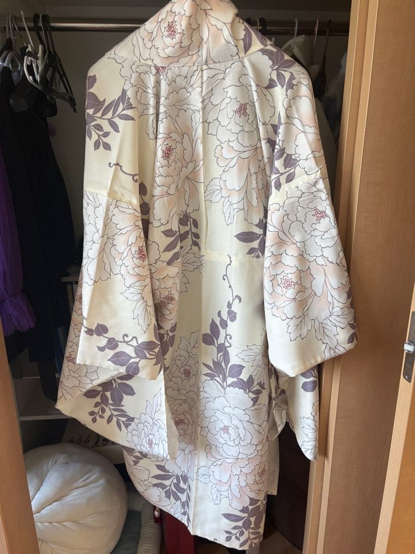 Soubien Floral Long Hakama Cream