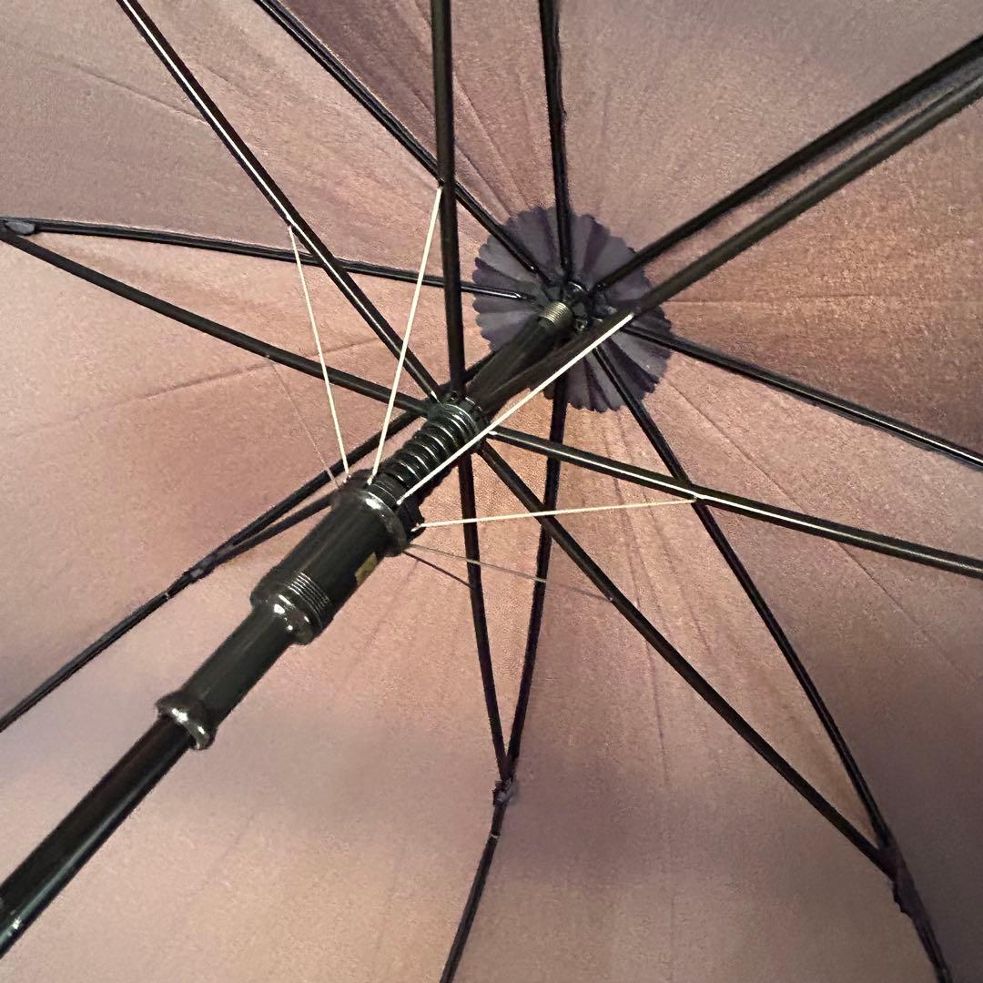 【Unused with tags】 DAKS Umbrella Navy 62cm Button closure