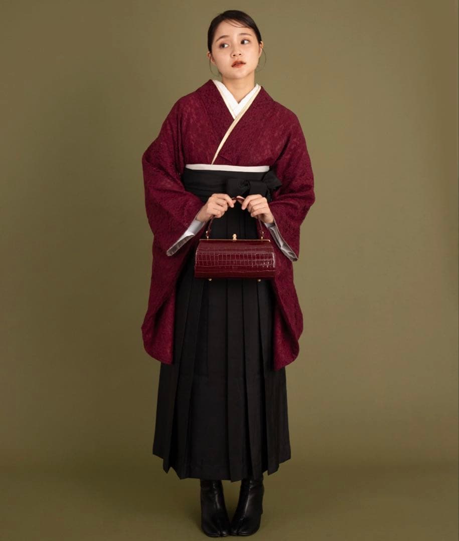Popular Lace Hakama 3-Piece Set (Bonus) with Lace Arm Covers