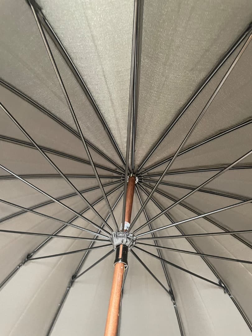 Maehara Koei Shoten 16-Rib Plain Long Umbrella / Green